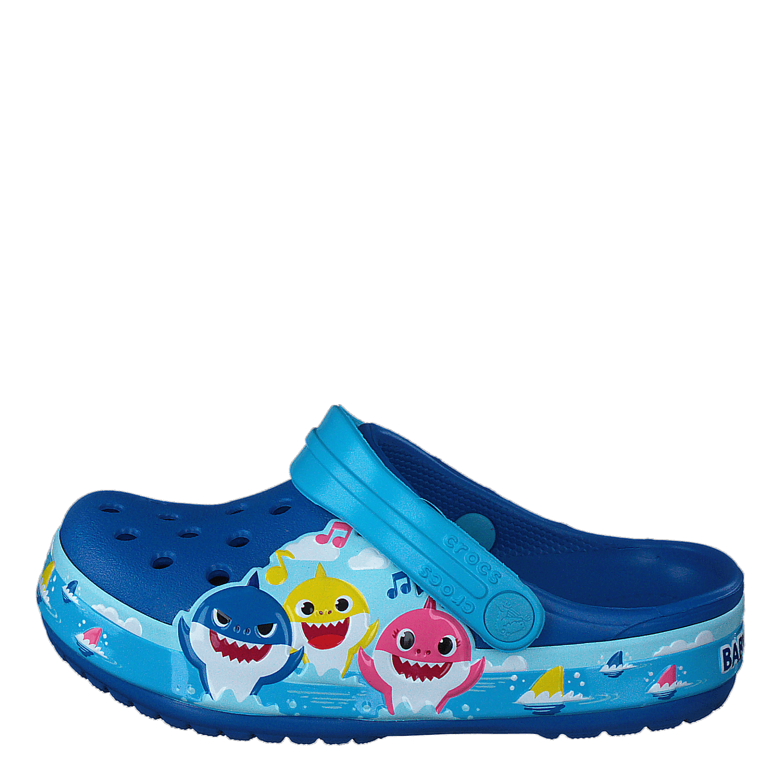 Crocsflbaby Shark Band Clog T Bright Cobalt Crocs