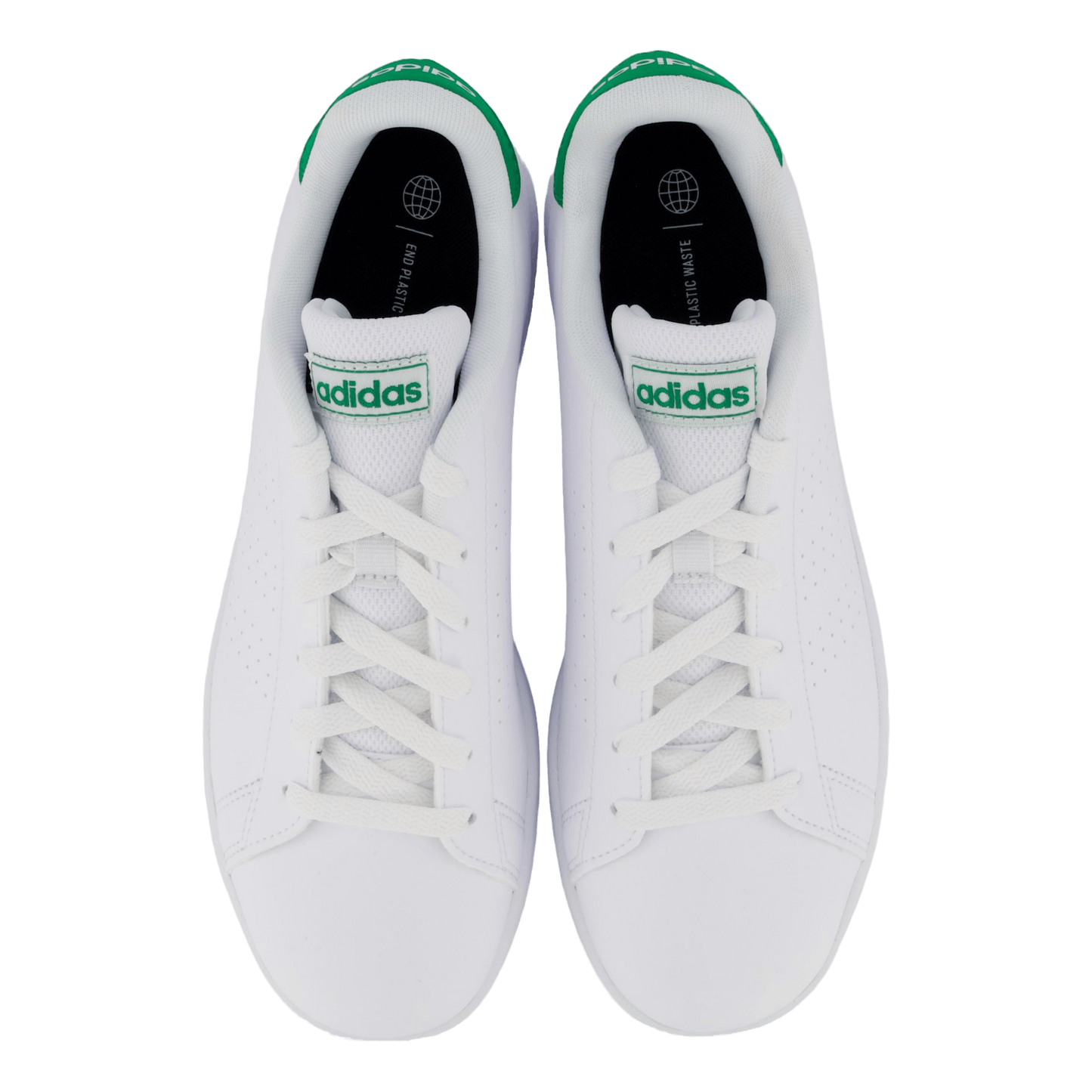 Advantage Lifestyle Court Lace Shoes Cloud White / Green / Core Black