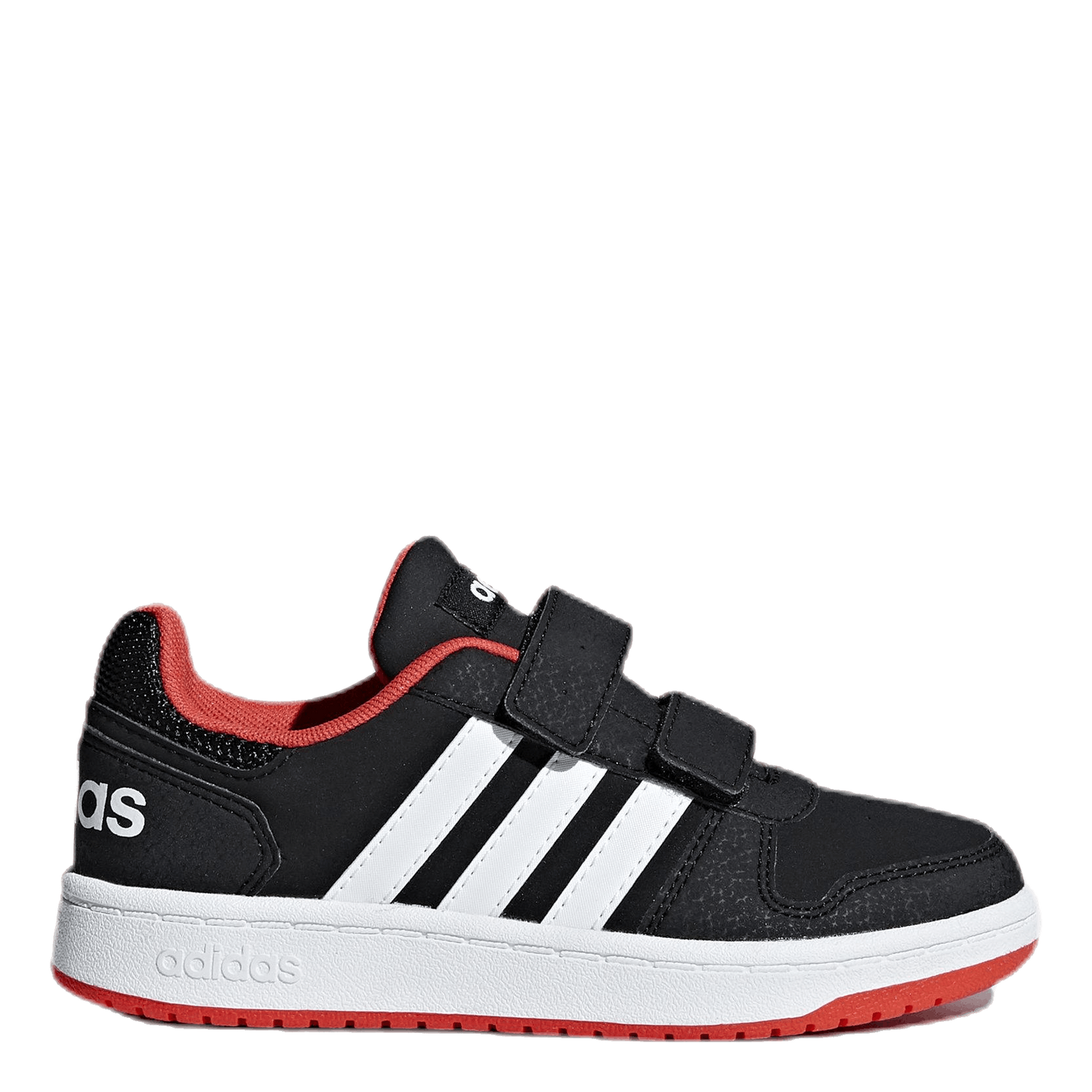 Hoops 2.0 Shoes Core Black / Cloud White / Hi-Res Red