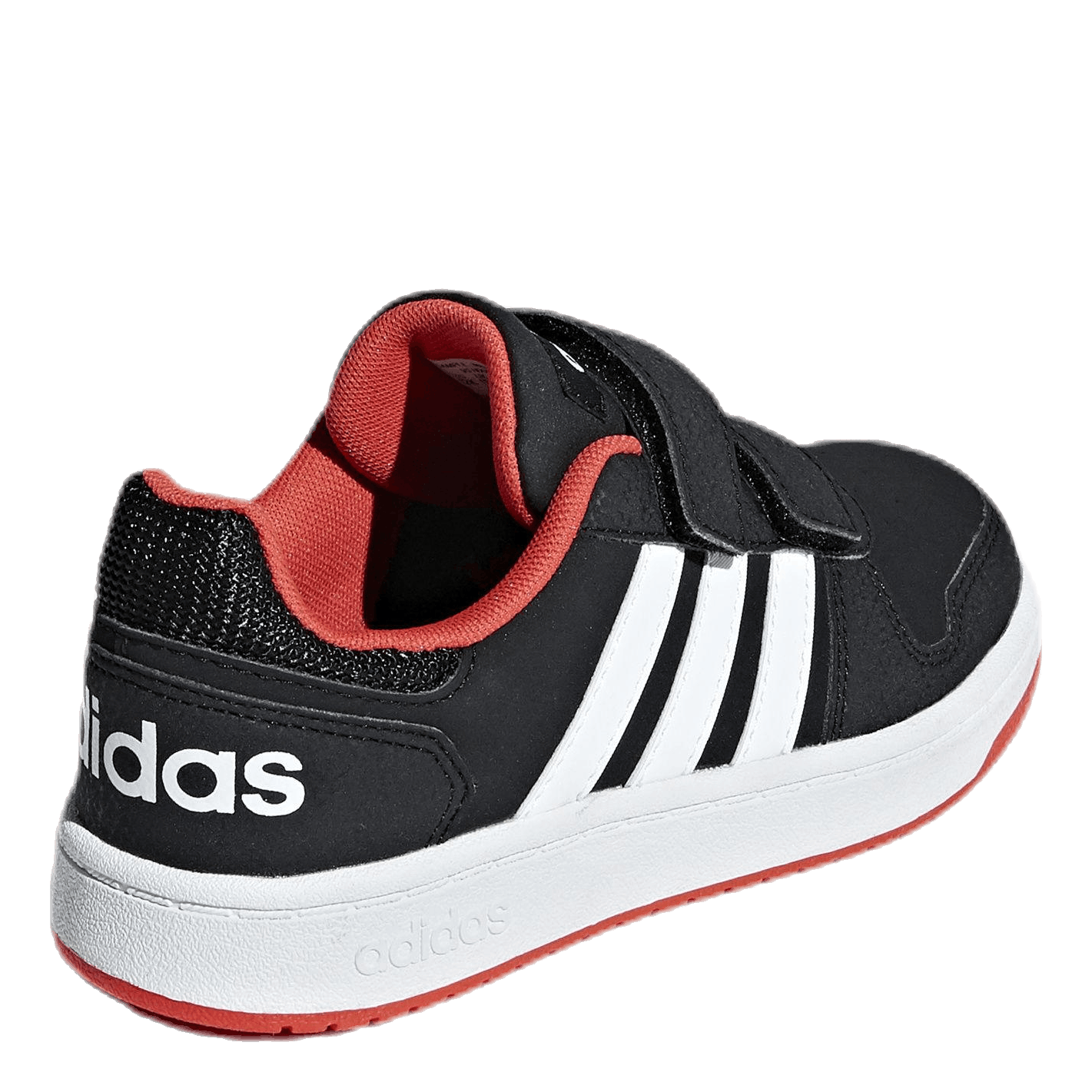 Hoops 2.0 Shoes Core Black / Cloud White / Hi-Res Red