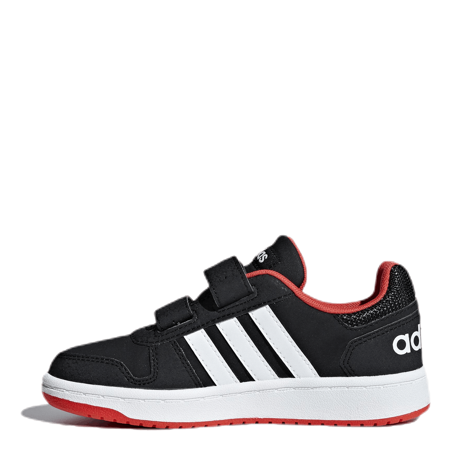 Hoops 2.0 Shoes Core Black / Cloud White / Hi-Res Red