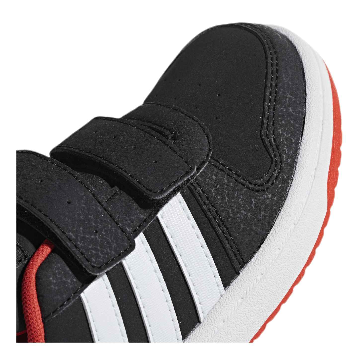 Hoops 2.0 Shoes Core Black / Cloud White / Hi-Res Red