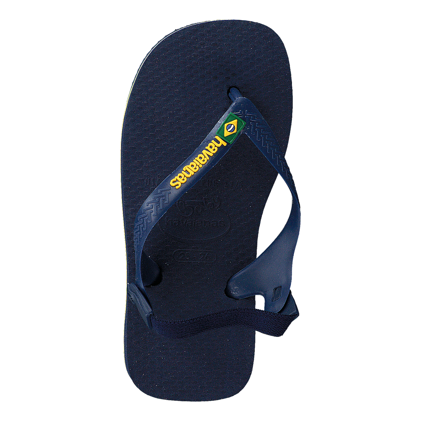 Baby Brasil Logo Navy Blue/Yellow