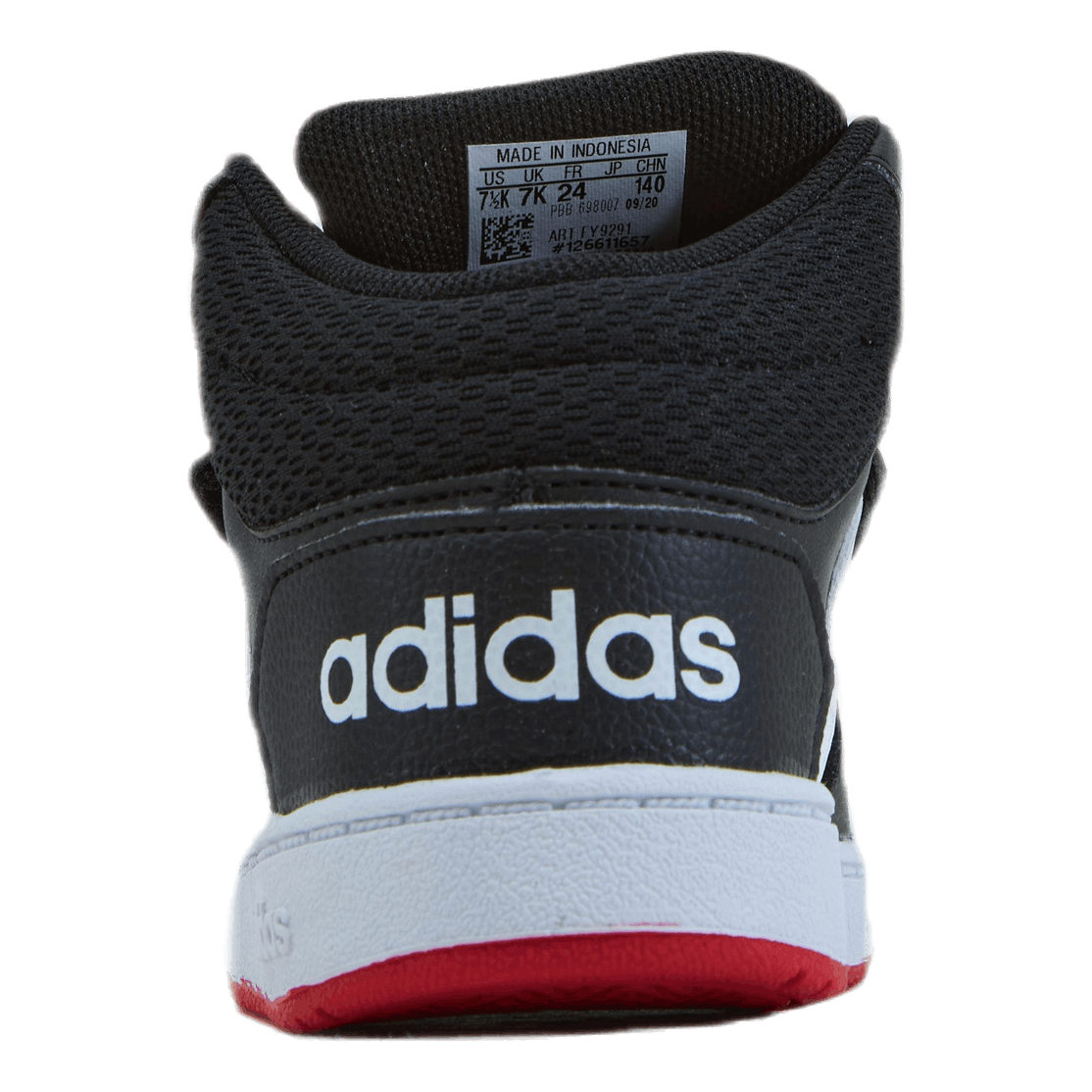 Hoops 2.0 Mid Shoes Core Black / Cloud White / Vivid Red