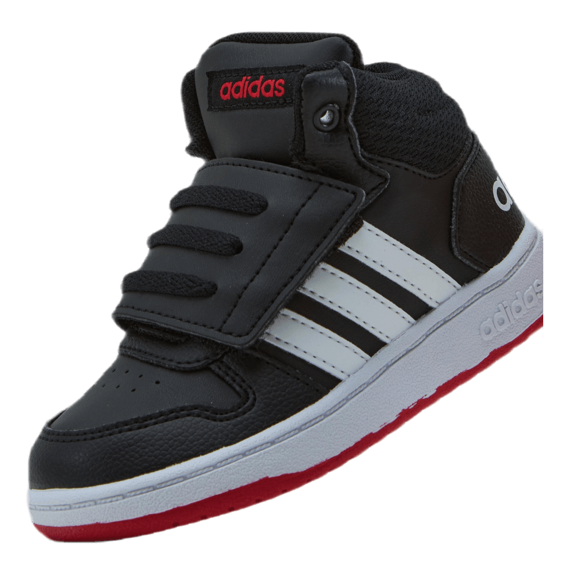 Hoops 2.0 Mid Shoes Core Black / Cloud White / Vivid Red