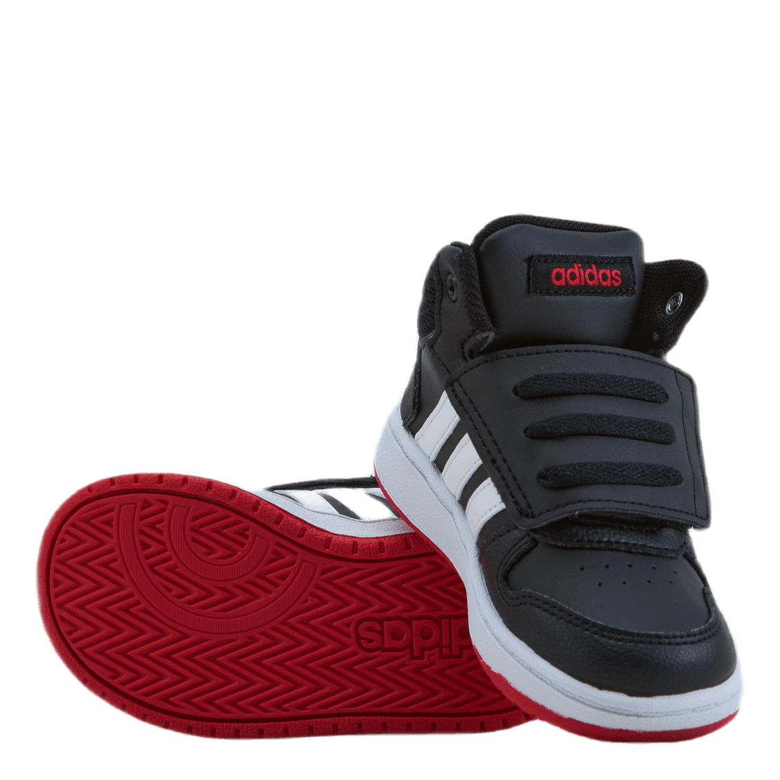 Hoops 2.0 Mid Shoes Core Black / Cloud White / Vivid Red