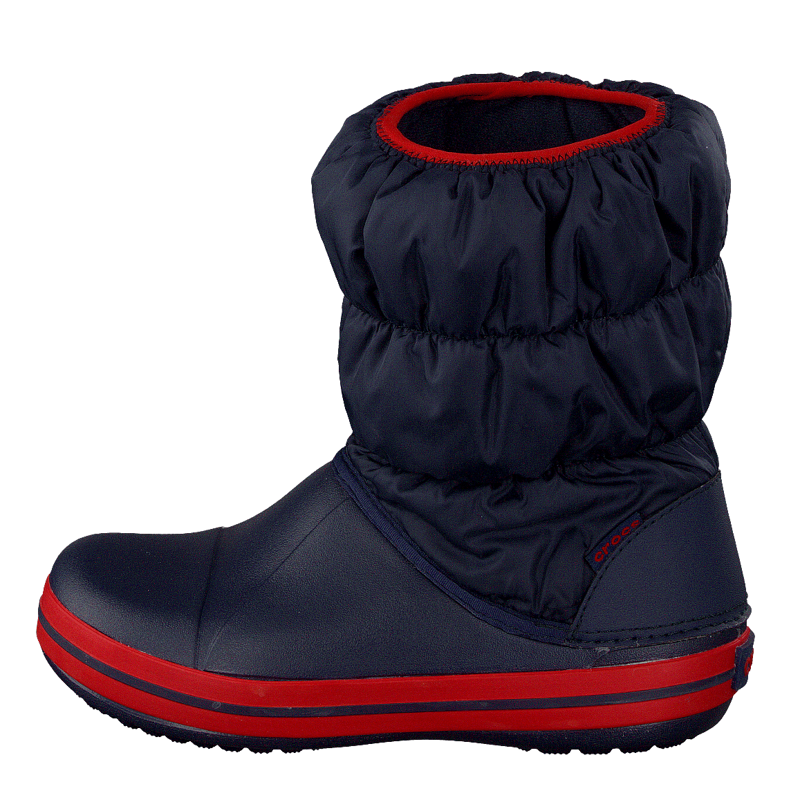 Winter Puff Boot Kids Navy-Red