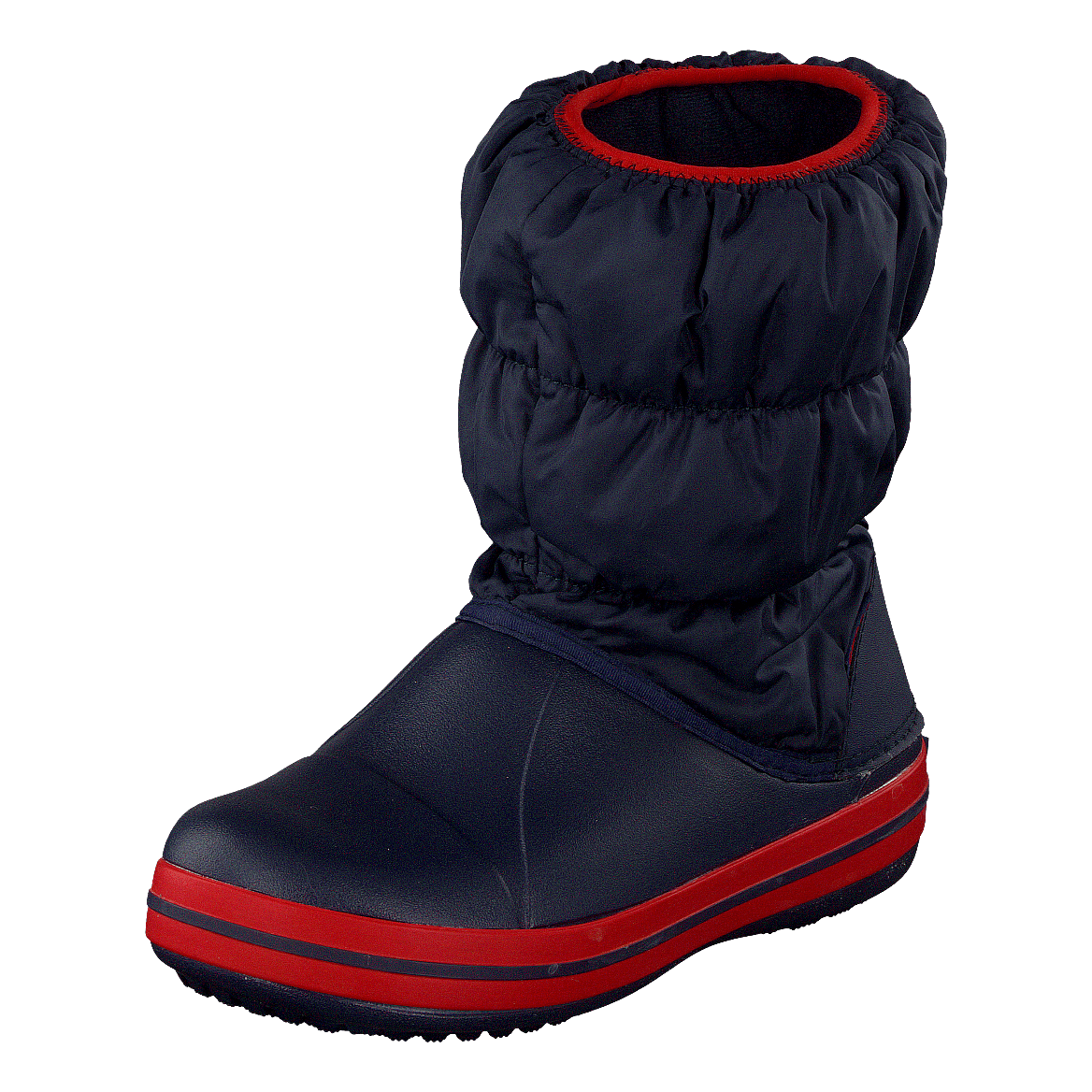 Winter Puff Boot Kids Navy-Red