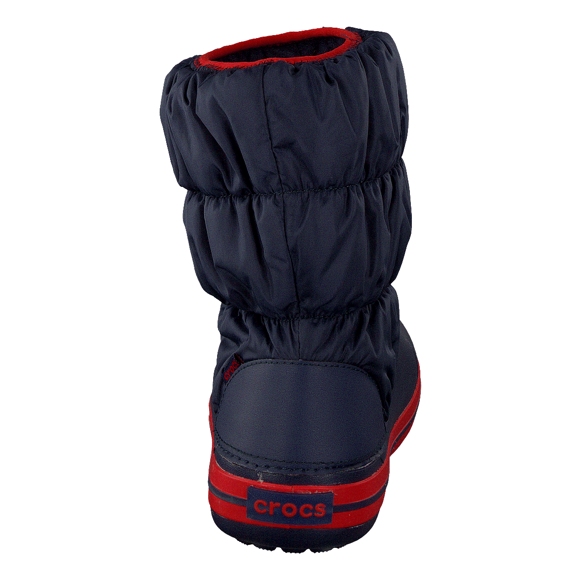 Winter Puff Boot Kids Navy-Red