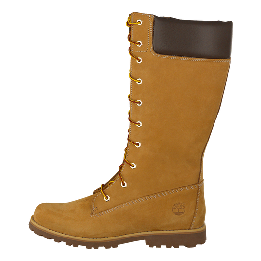 Girls Classic Tall Lace Up Wheat