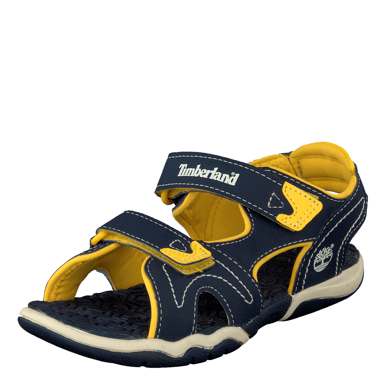 Adventure 2-strap sandal Navy/Yellow