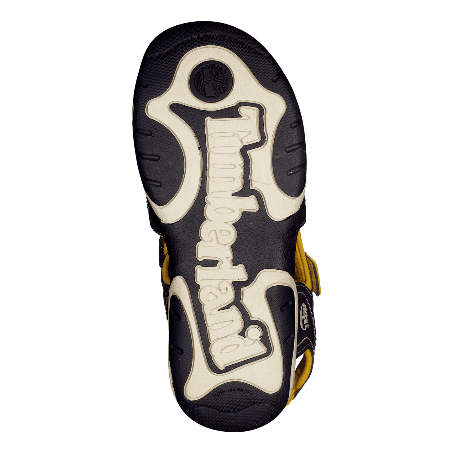 Adventure 2-strap sandal Navy/Yellow