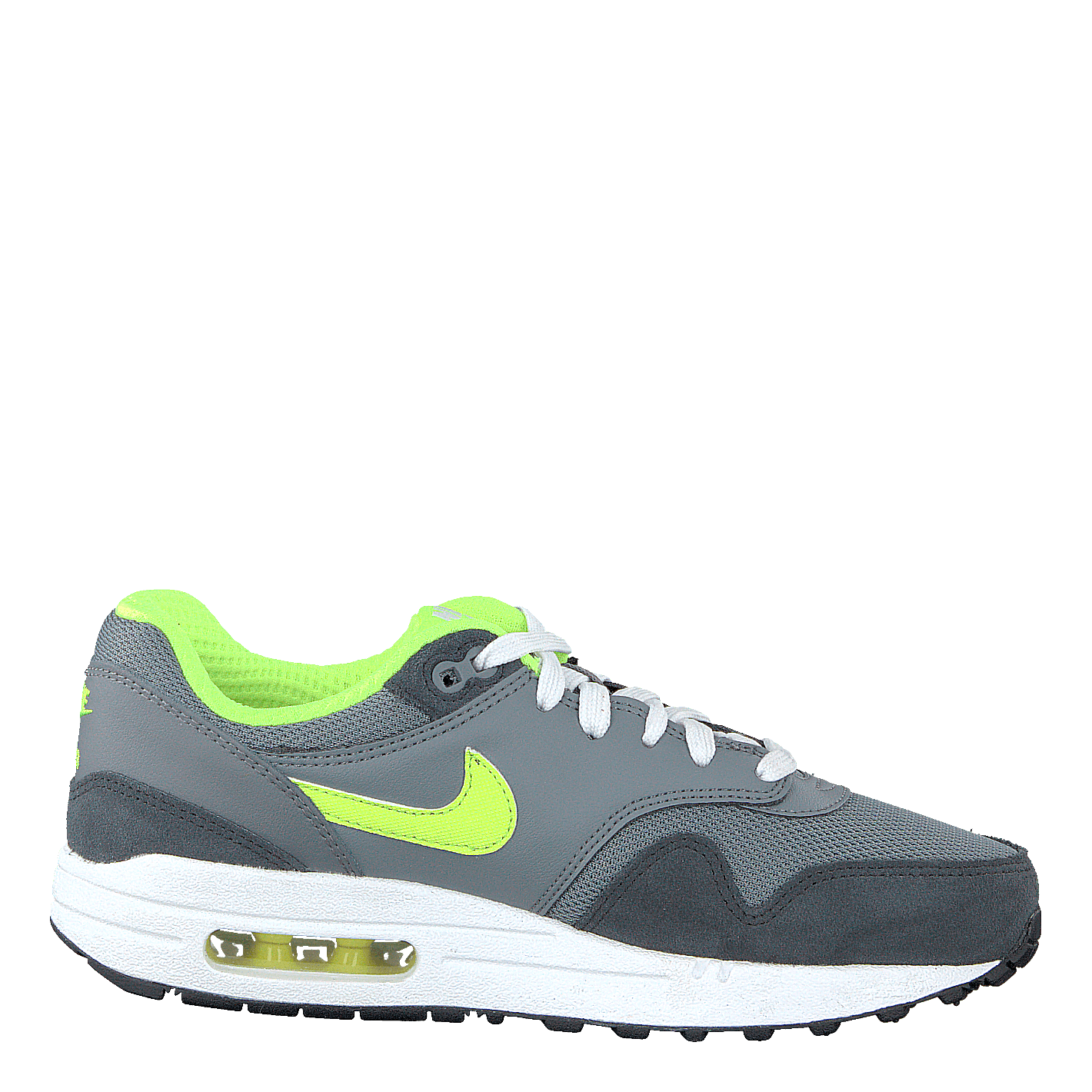 Nike Air Max 1 Big Kids Cool Grey/Volt-Anthrct-White