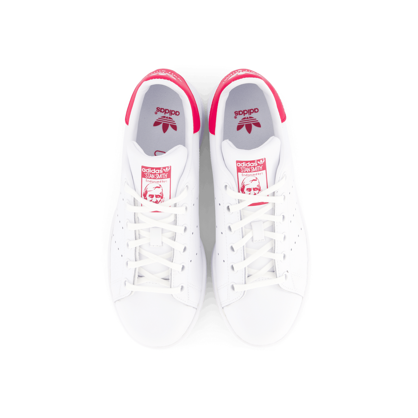 Stan Smith J Ftwr White/Bold Pink