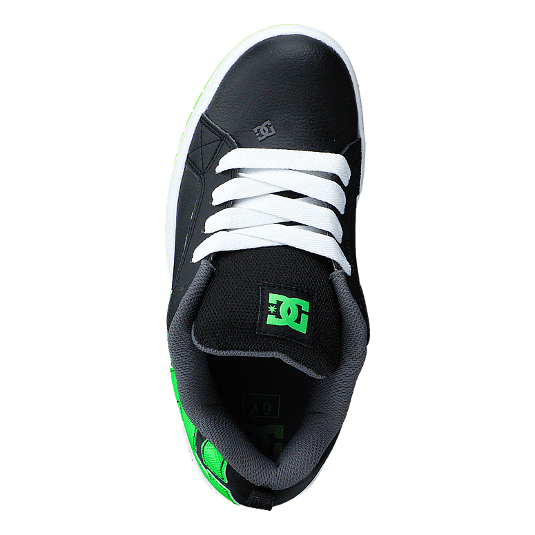 Dc Kids Court Graffik Shoe Blk/Grs