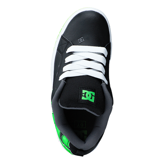 Dc Kids Court Graffik Shoe Blk/Grs