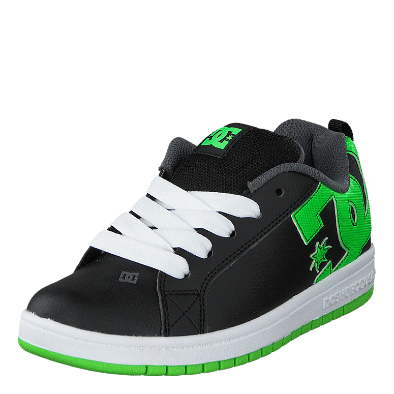 Dc Kids Court Graffik Shoe Blk/Grs