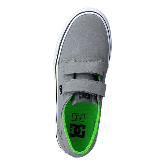 Dc Kids Trase V Shoe Grey/Black/Green