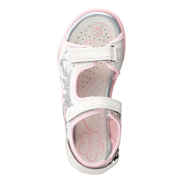 Sandal Jocker Girl White/Pink