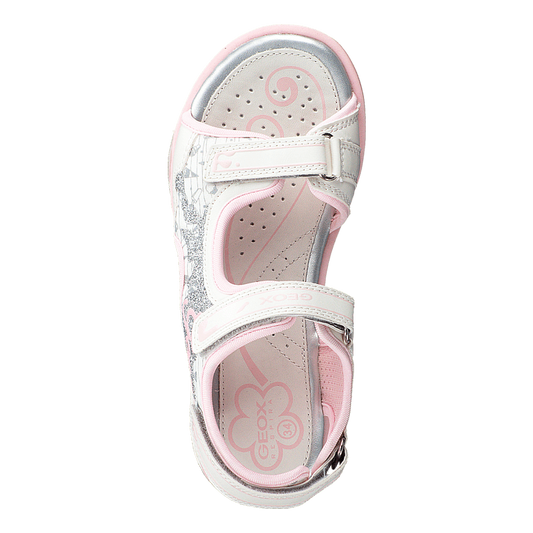 Sandal Jocker Girl White/Pink