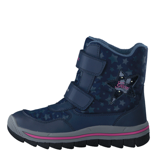 J Overland B Girl AB Navy/Fuchsia