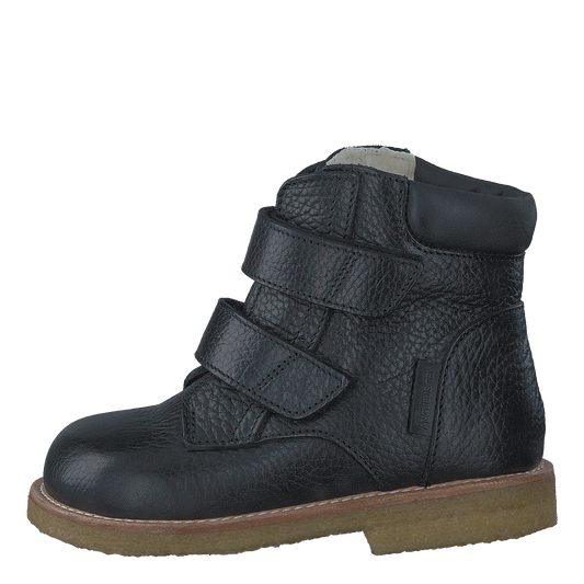 First Tex boot with velcro 2504/1652 Black/Black