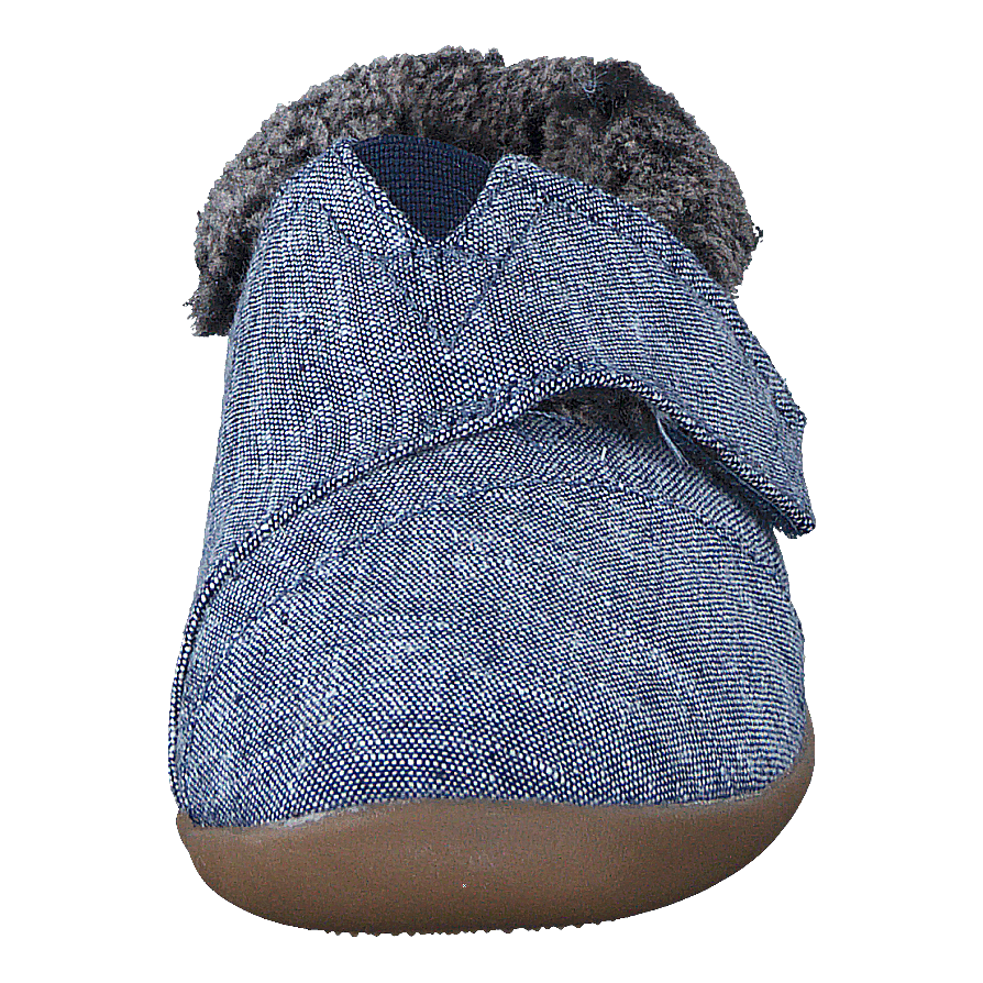 House Slipper Tiny Navy Chambray