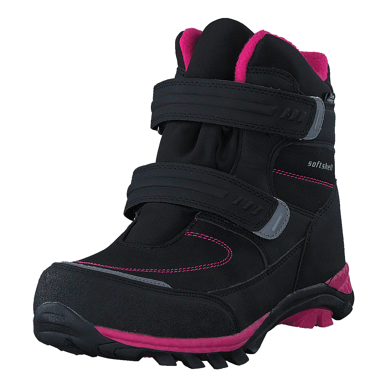 435-6608 Waterproof Warm Lined Black/Fuchsia