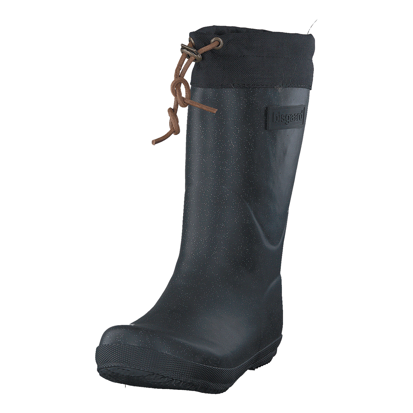 Rubber Boot Winter Thermo Glitter Black