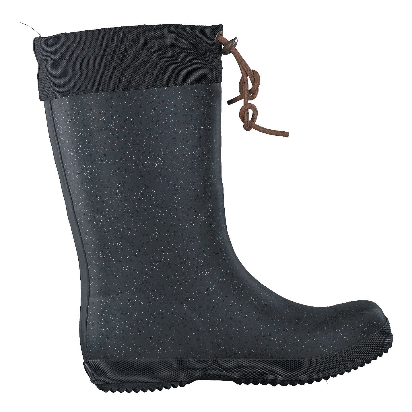 Rubber Boot Winter Thermo Glitter Black