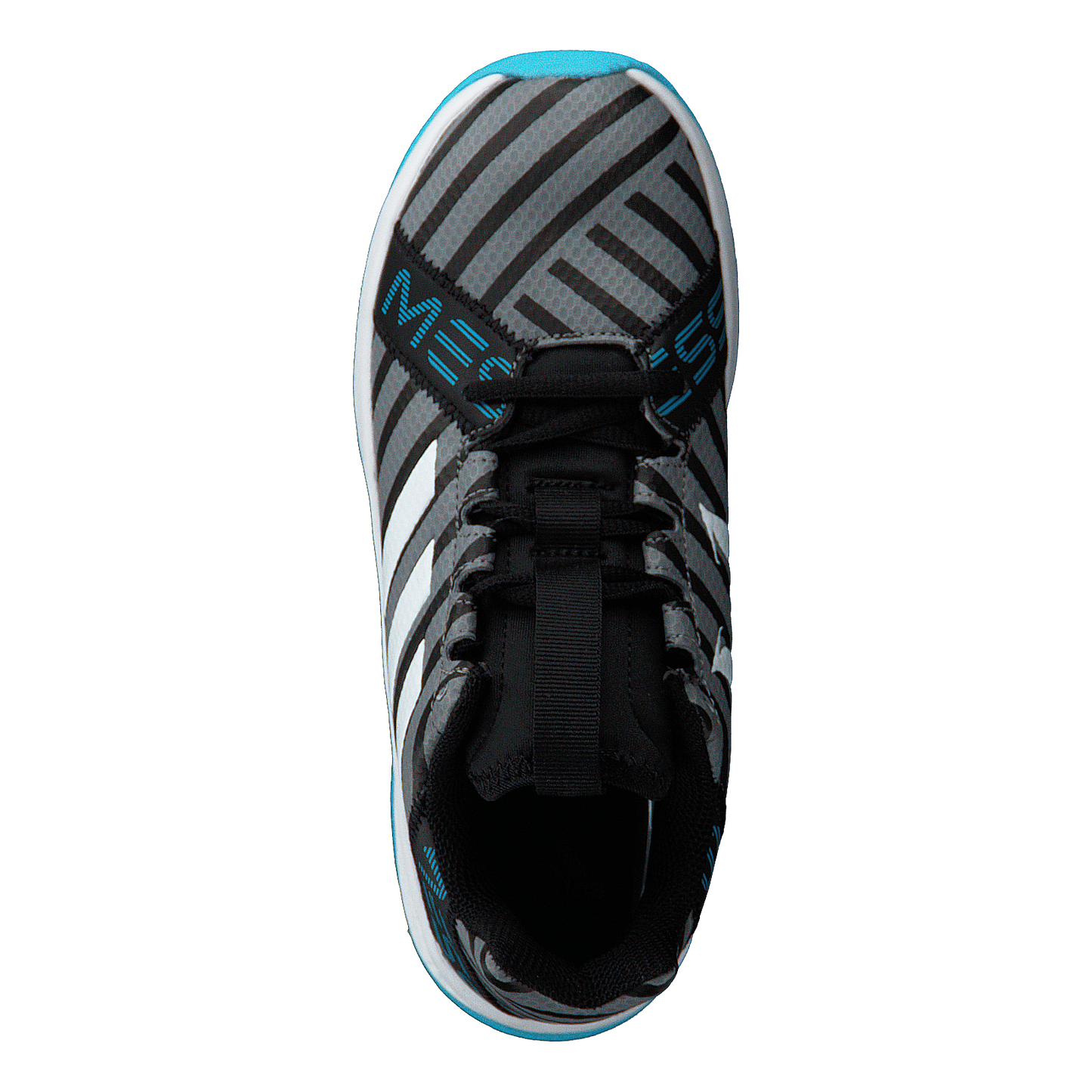 Rapidaturf Messi K Core Black/Ftwr Wht/Super Cyan