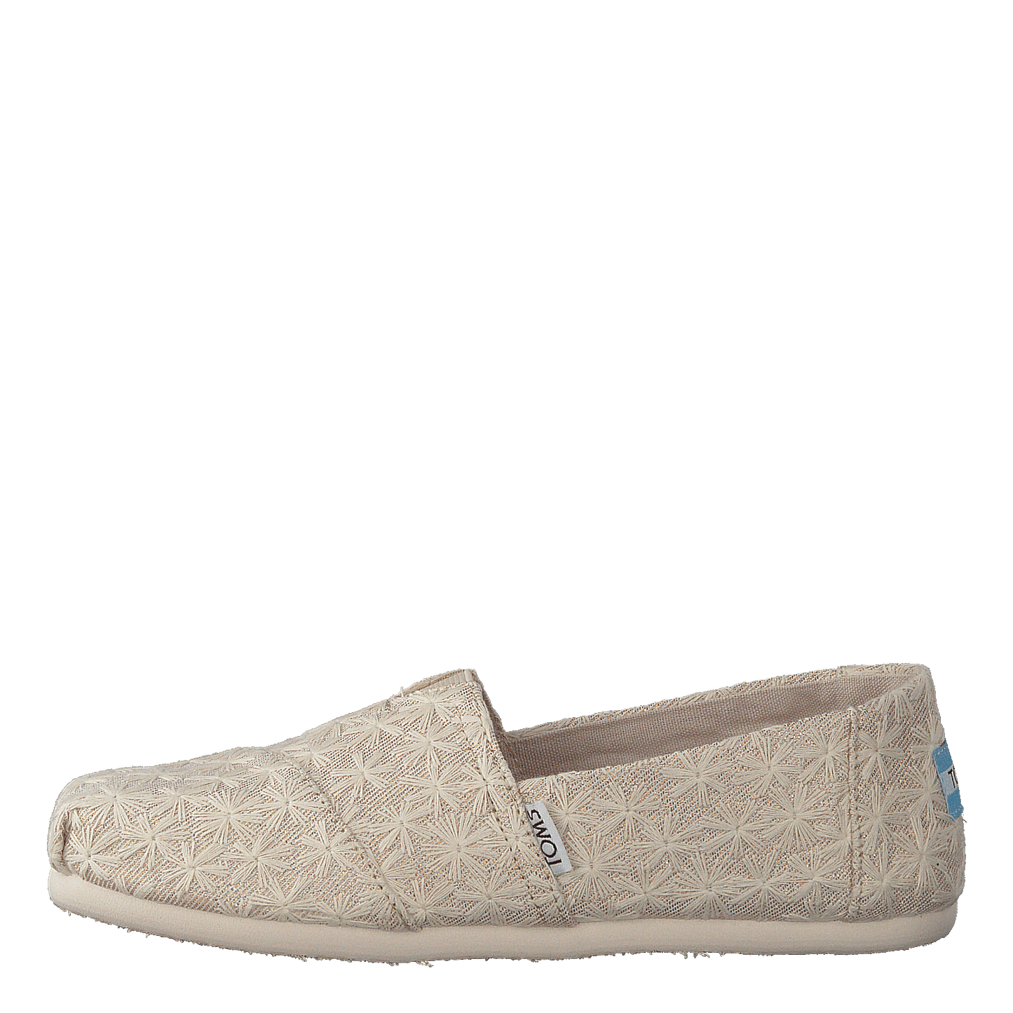 Alpargata Youth Natural Daisy Metallic