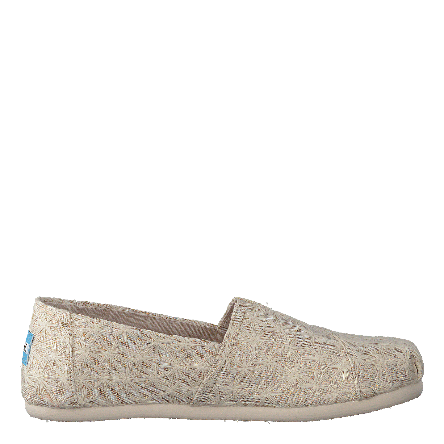 Alpargata Youth Natural Daisy Metallic