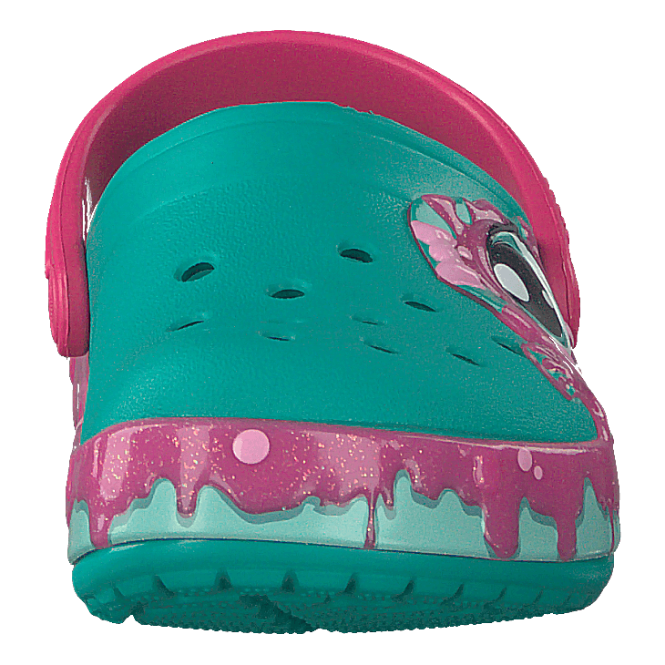 Fun Lab Slime Band Clog Kids Tropical Teal