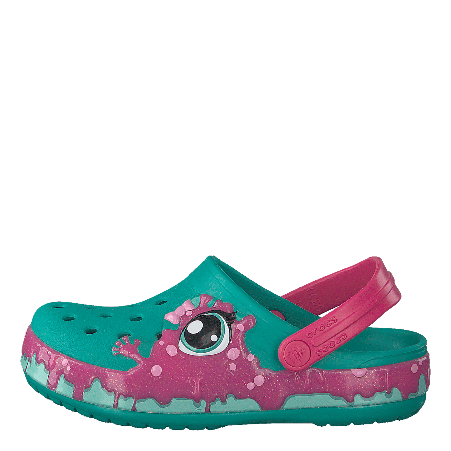 Fun Lab Slime Band Clog Kids Tropical Teal