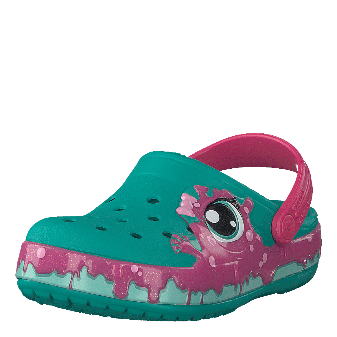 Fun Lab Slime Band Clog Kids Tropical Teal