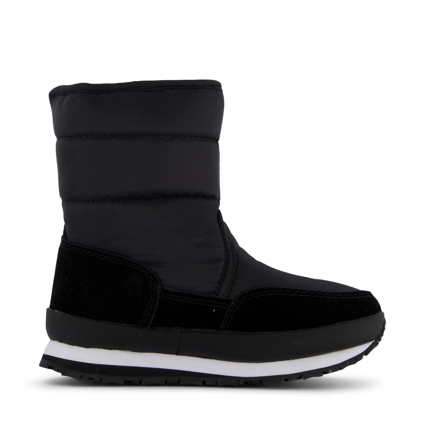 Rd Nylon Suede Solid Kids Black