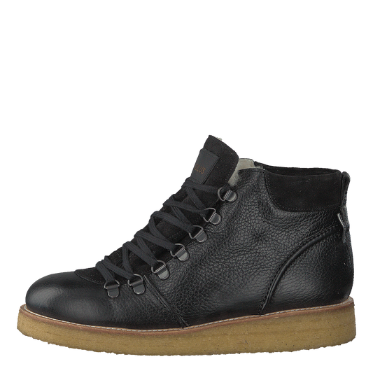 Tex-boot With Laces Black