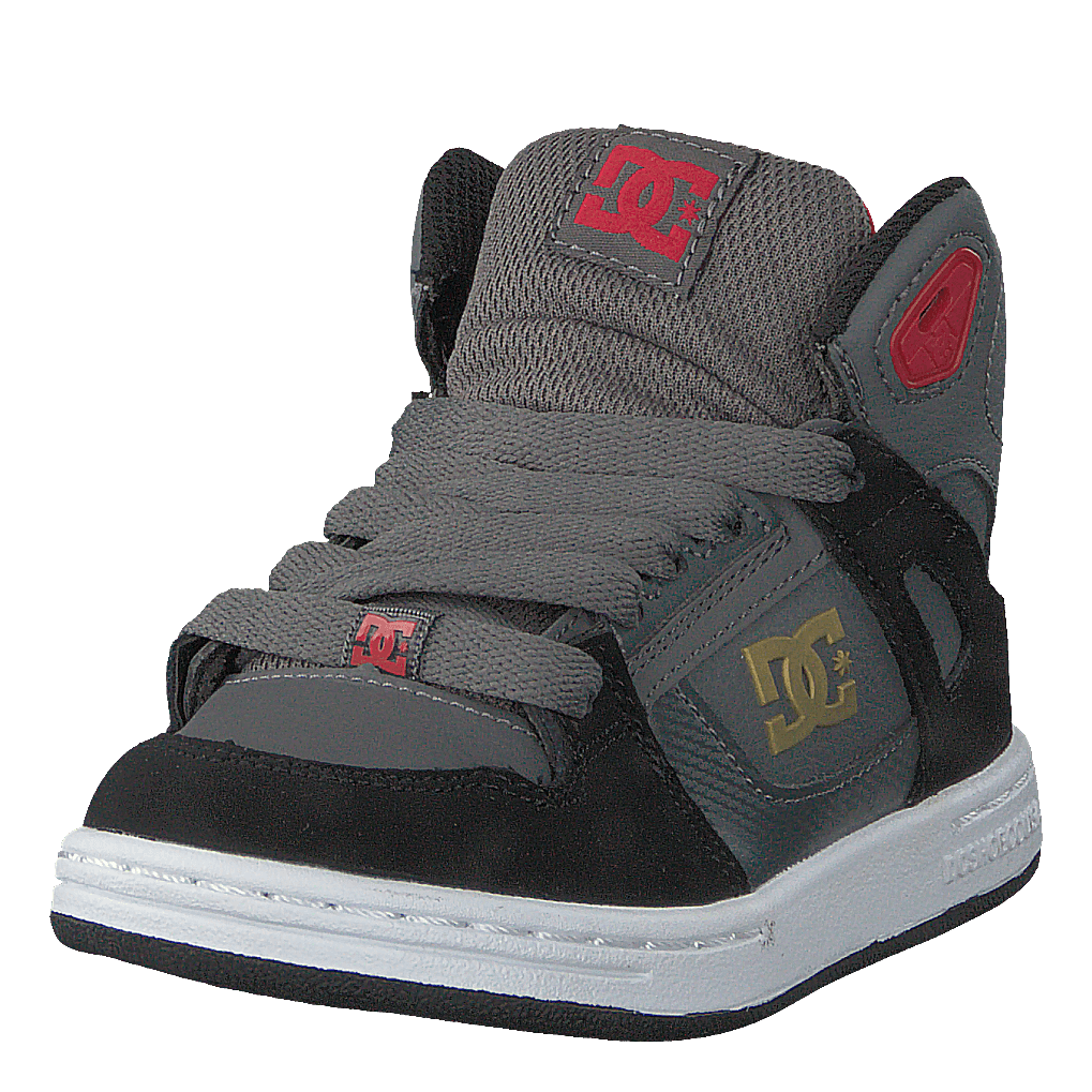 Pure High-top Grey/black/red