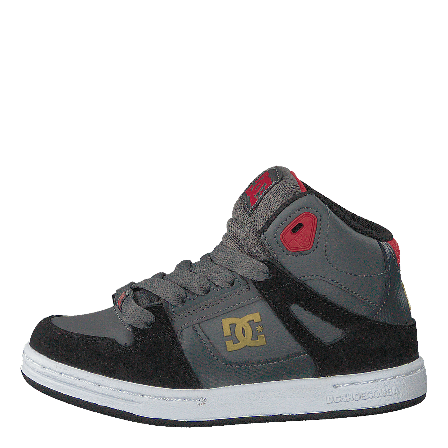 Pure High-top Grey/black/red