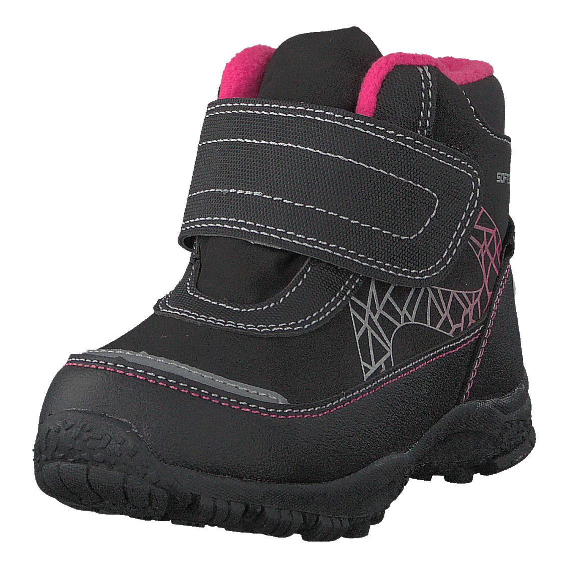 430-2962 Waterproof Warm Lined Black/fuchsia