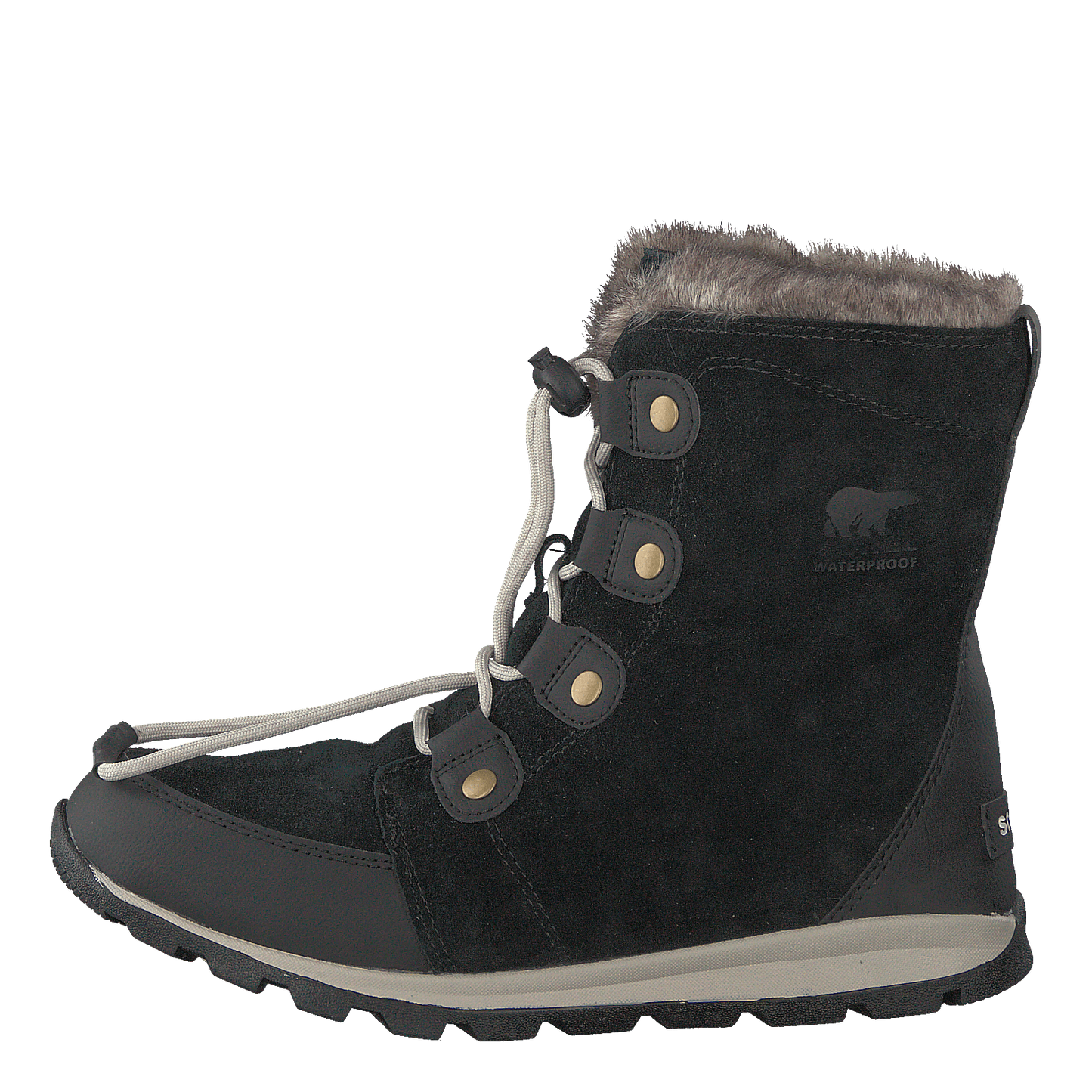 Youth Whitney Suede 010, Black, Dark Stone