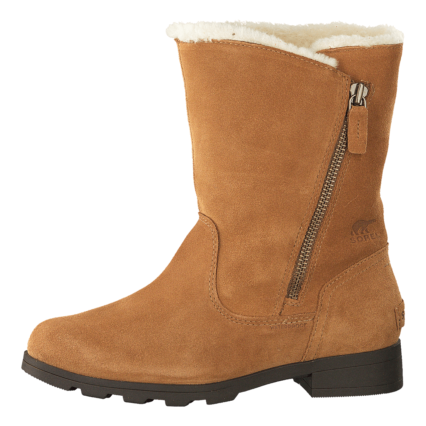 Youth Emelie Foldover Camel Brown, Natural