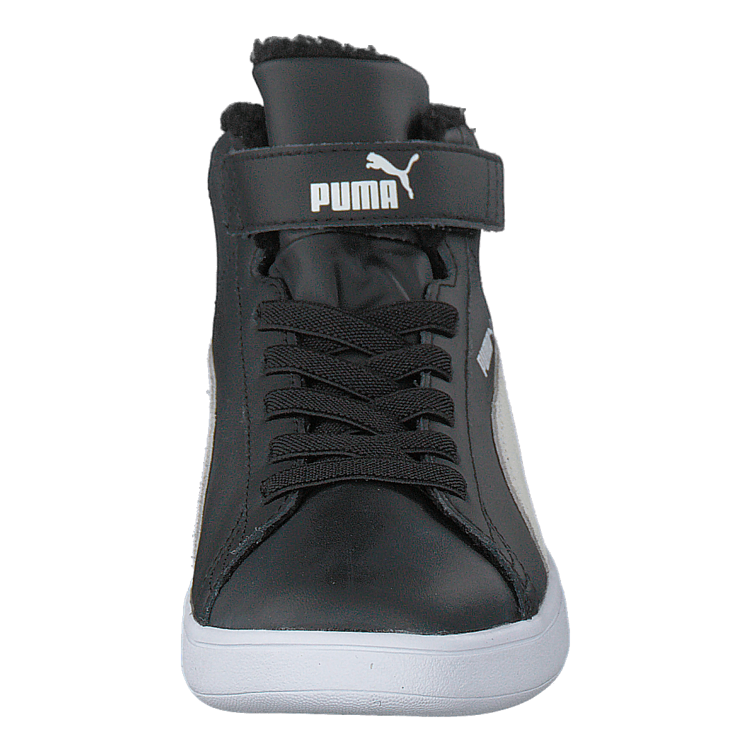 Puma Smash V2 Mid L Fur V Ps Puma Black-puma White