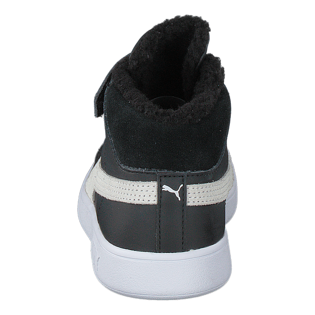 Puma Smash V2 Mid L Fur V Ps Puma Black-puma White