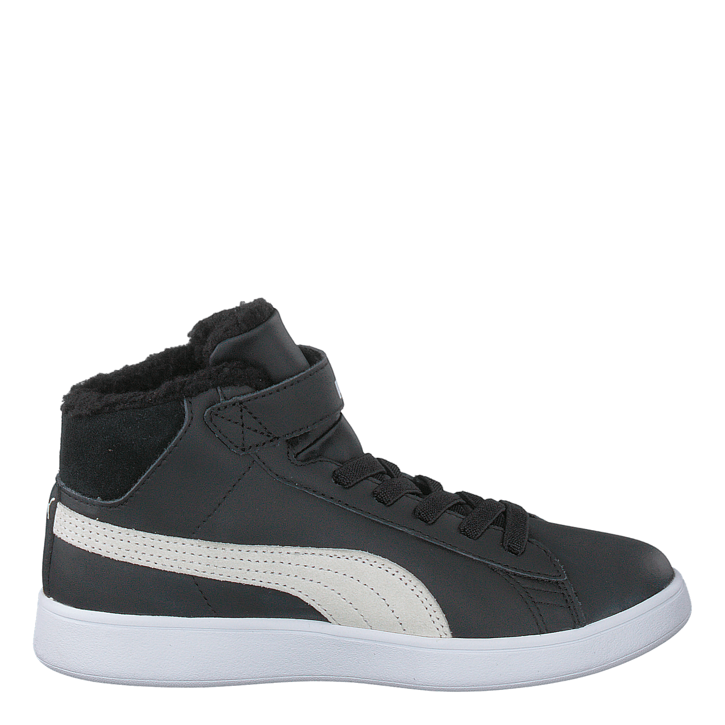 Puma Smash V2 Mid L Fur V Ps Puma Black-puma White