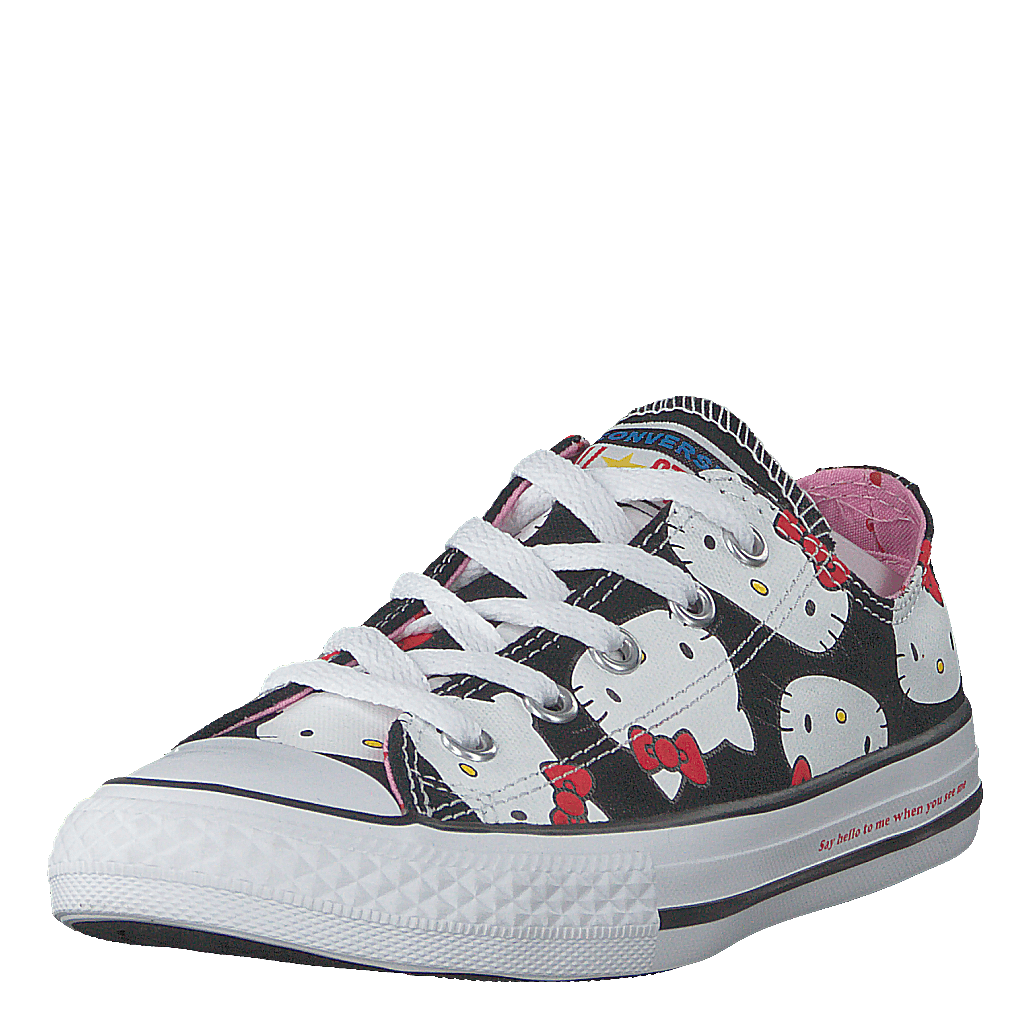 Chuck Taylor All Star Ox Black/prism Pink/white