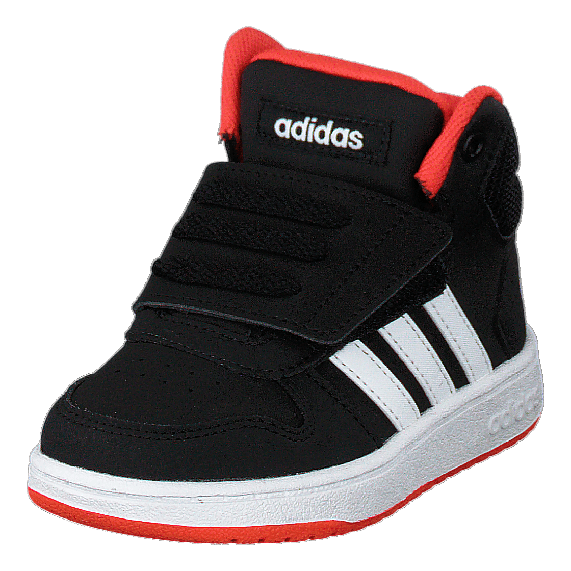 Hoops Mid 2.0 I Black/white/red