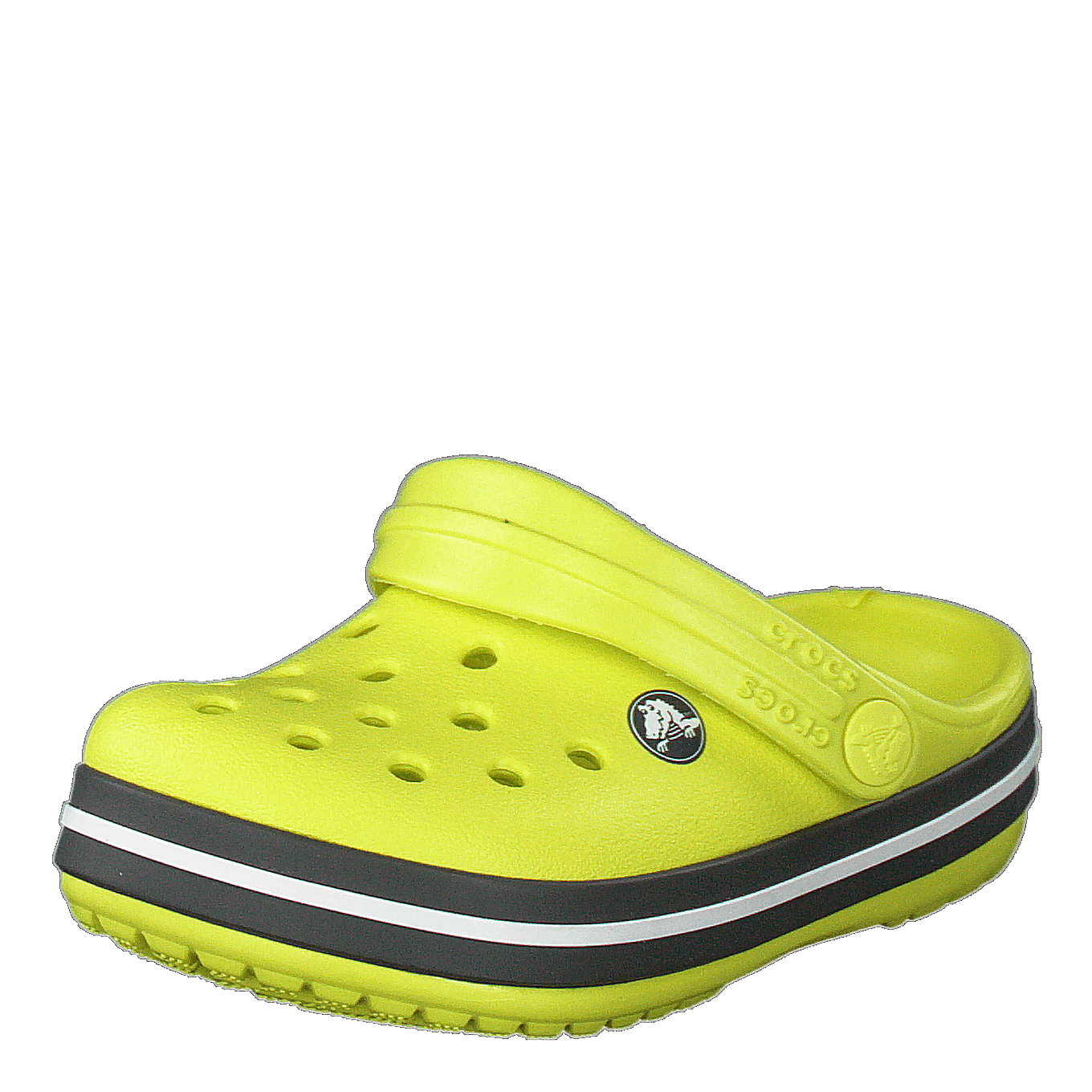 Crocband Clog Kids Citrus/Slate Grey