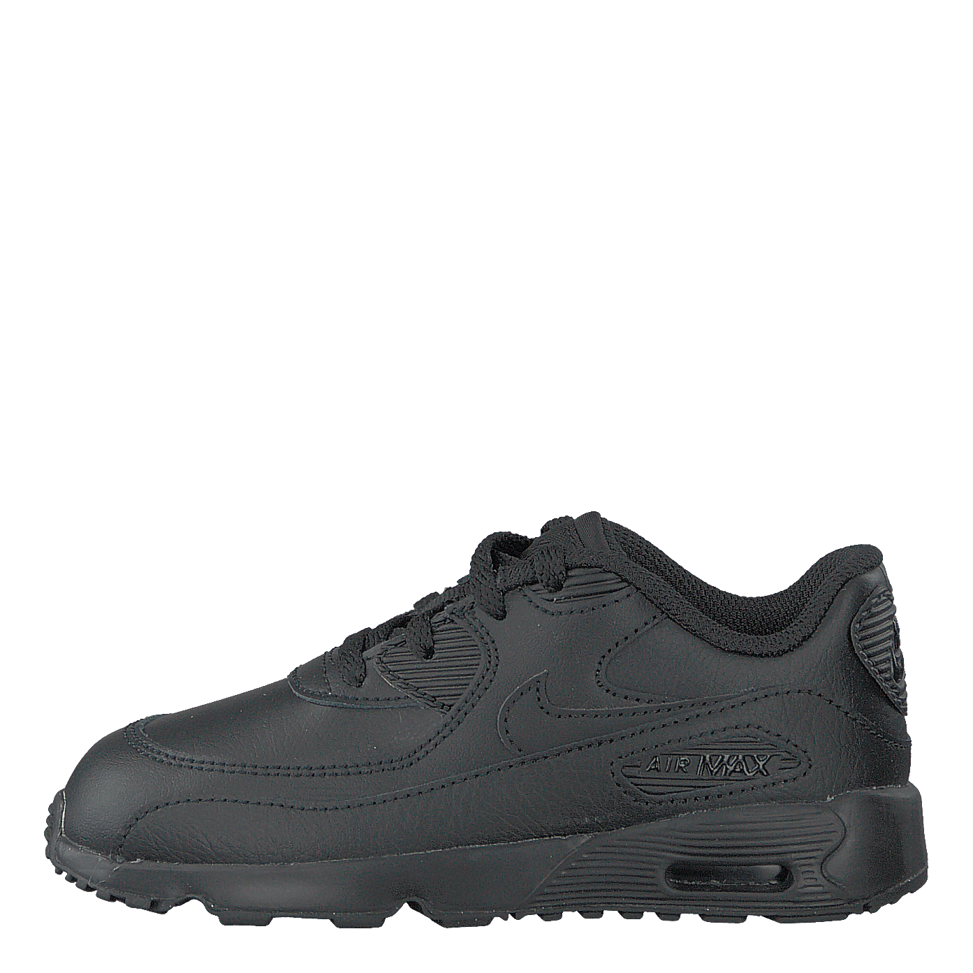 Boys' Air Max 90 Leather TD Kids Black/black